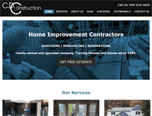 Tablet Screenshot of cdconstruction-ny.com